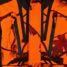 Veste chasse softshell SL TEX orange camo S-3XL