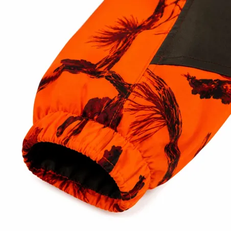 Veste chasse softshell SL TEX orange camo S-3XL