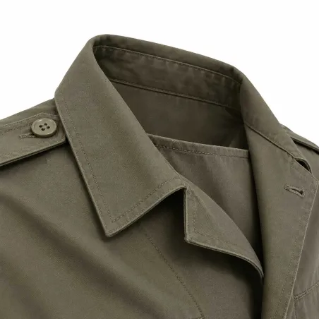 Veste treillis enfant 4 poches kaki - style militaire