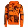 Sweat enfant fluo Treeland zippé polaire vert/orange