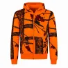 Sweat enfant fluo Treeland zippé polaire vert/orange