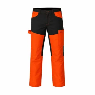 Pantalon traque enfant orange/kaki 6-16 ans polyester-coton