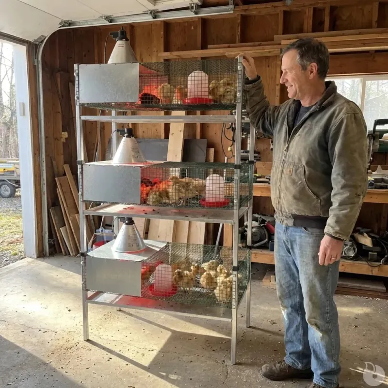 Kit 3 cages éleveuses pour poussins ou cailles 100x60cm