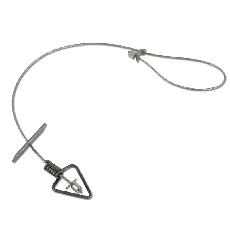 5 lacets inox pour piège Belisle - Capture renard efficace