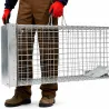 Cage-piège Strong 80X34X34 cm - 3 poignées anti-nuisibles