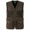 Gilet de chasse Treeland marron 20 cartouchières déperlant