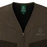Gilet de chasse Treeland marron 20 cartouchières déperlant