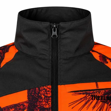 Veste Treeland Maquisard orange camo forest M-3XL
