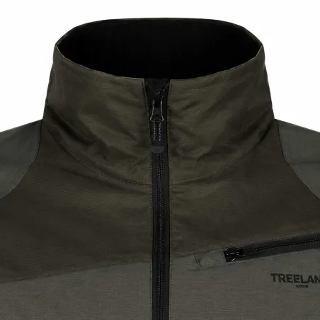Veste Maquisard Treeland verte imperméable Ripstop
