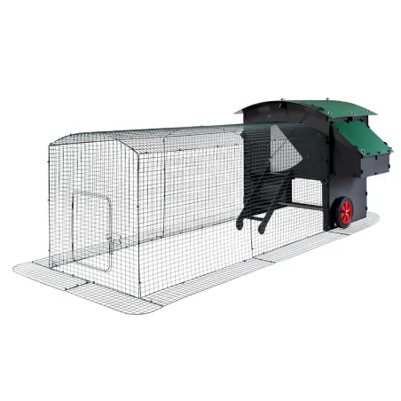 Extension 1m pour enclos poulailler 8-15 poules - Vert foncé