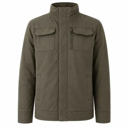 Veste Houston marron - robustesse et confort outdoor L/XL