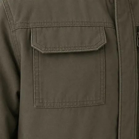Veste Houston marron - robustesse et confort outdoor L/XL