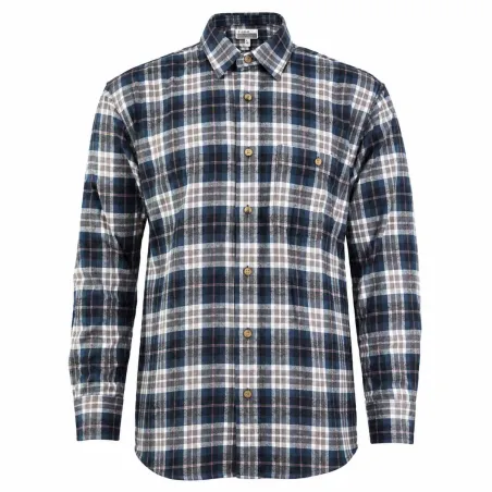 Chemise travail longue bleu Chevron L à 2XL - 100% coton
