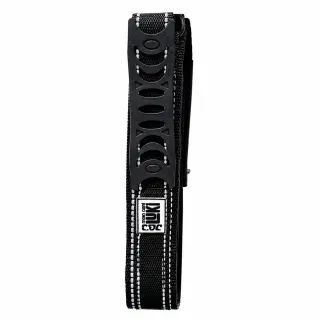 Collier chien réfléchissant avec poignée - Noir - 44 cm