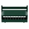 Mangeoire galvanisée verte 4,2L pour pigeons