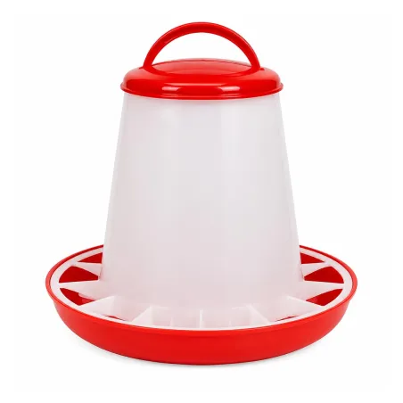 Mangeoire volailles anti-gaspi 6 kg en plastique
