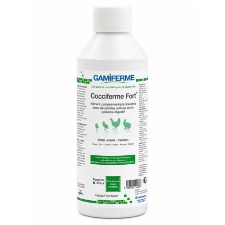 Complément alimentaire volaille bio Cocciferme Fort 300ml