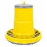Mangeoire trémie 17kg jaune pour volailles anti-gaspi
