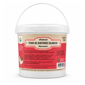 Terre de diatomée blanche alimentaire 5 kg - Naturel