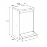 Mangeoire Smart 15 kg GAUN pour chiens - Anti-gaspi