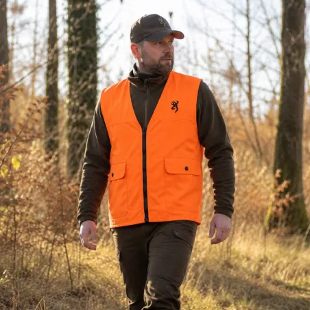 Gilet haute visibilité Browning X-TREME TRACKER orange
