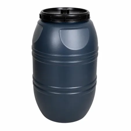 Bidon agrainoir 220L - Stockage aliment et abreuvement