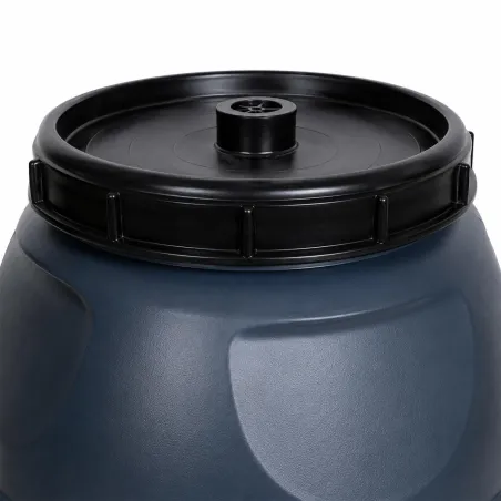 Bidon agrainoir 220L - Stockage aliment et abreuvement