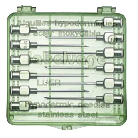 Lot de 12 aiguilles inox triple biseau pour volailles, ovins, bovins