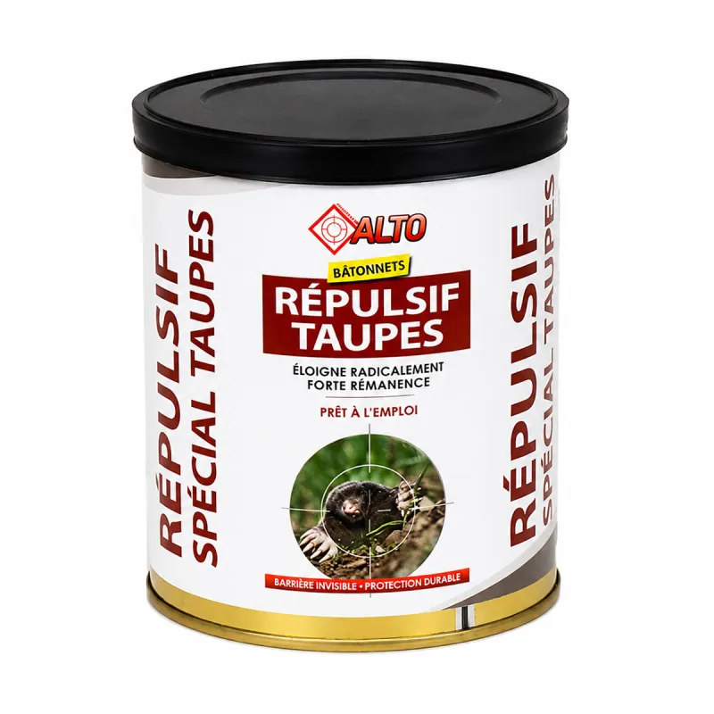 Alto Forte : répulsif taupes 55 bâtonnets longue durée