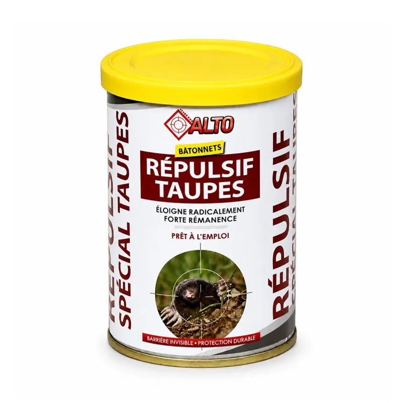 Alto - Répulsif taupes 30 bâtonnets longue durée