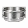 Mangeoire ronde inox pour grands animaux - 18L