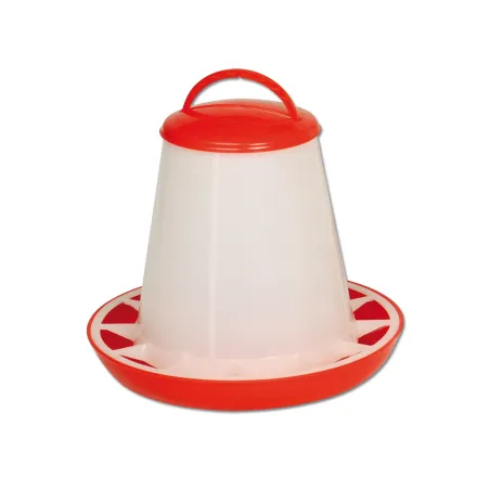 Mangeoire volailles anti-gaspi 3 kg en plastique robuste