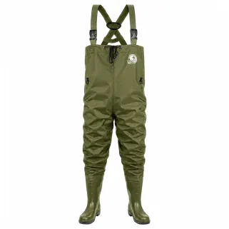 Waders homme kaki en nylon PVC - Imperméables et respirants