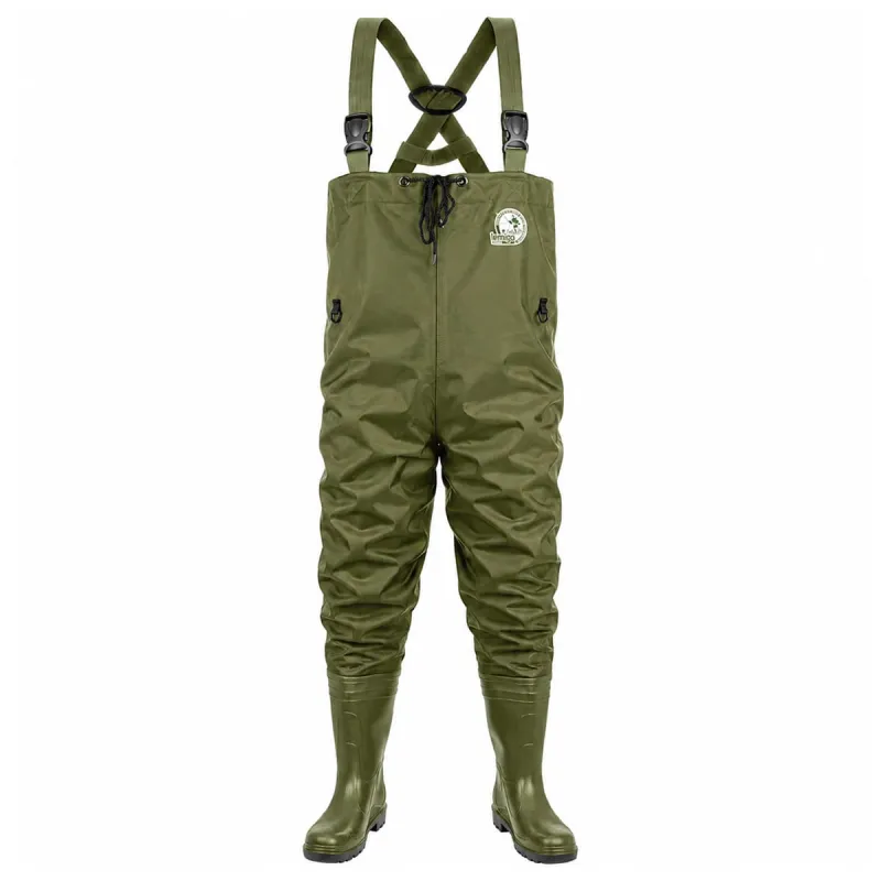 Waders homme kaki en nylon PVC - Imperméables et respirants