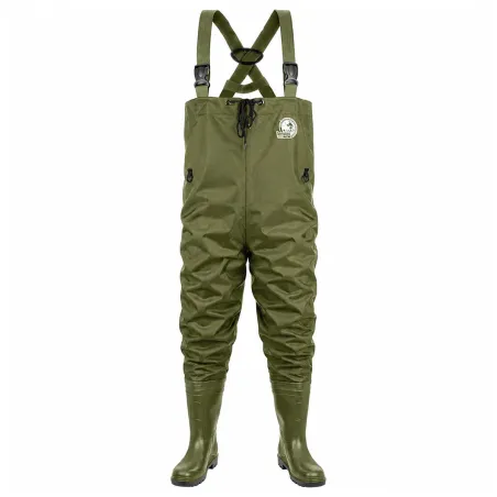 Waders homme kaki en nylon PVC - Imperméables et respirants