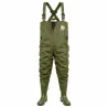 Waders homme kaki en nylon PVC - Imperméables et respirants