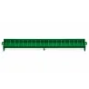 Mangeoire linéaire volailles 50 cm en plastique vert