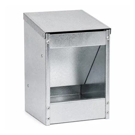 Mangeoire murale galvanisée pour lapins et rongeurs 2,5 kg
