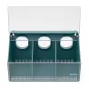 Mangeoire 3 cases pour cages 14,7x25x10 cm - Élevage