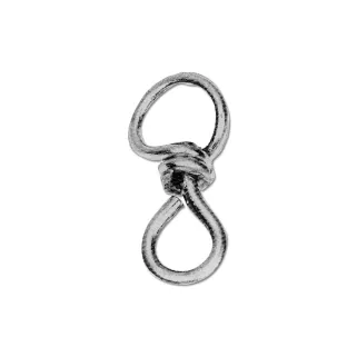 Émerillon double anti-torsion 4 mm pour chaînes