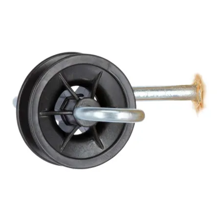 Isolateur rotatif double pour porte de clôture électrique