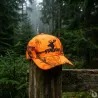 Casquette camo orange fluo - Confort & visibilité chasse