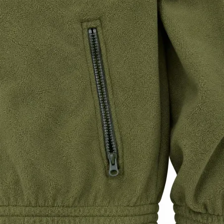 Blouson polaire broderie canard kaki M à 3XL