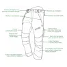 Pantalon Iraty élastiqué 5 poches - Francital