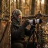 Cagoule camouflage légère en filet polycoton Match camo