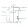 Blouson polaire commando 2 poches vert kaki - TM