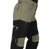 Pack 2 pantalons travail extensibles 4 sens kaki/noir