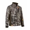 Blouson chasse softshell camo kaki 4 poches S-3XL