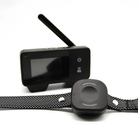 Collier anti-fugue 480m - Réglable USB - Noir - DE 10