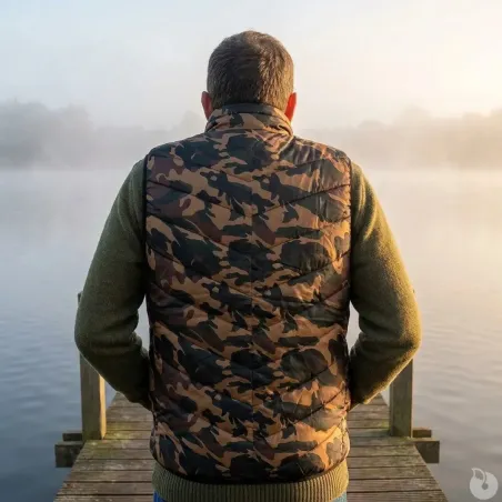 Gilet chauffant camo CE 2XL - Chasse & extérieur